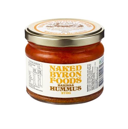 Naked Byron Foods Harissa Hummus G Kiah Organic Wholefoods Warehouse